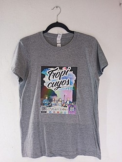 Playera Tropicuyos Fan Gris $180 Incluye Enlace a Spotify y links de descarga