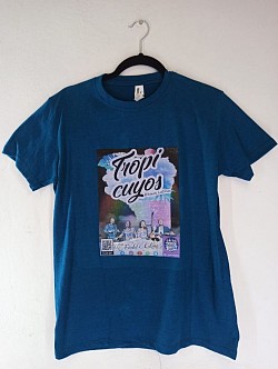 Playera Tropicuyos Fan Azul Marino $180 Incluye Enlace a Spotify y links de descarga