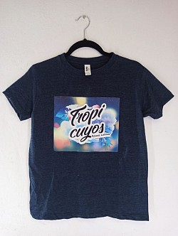 Playera Tropicuyos Fan Azul Oscuro $136